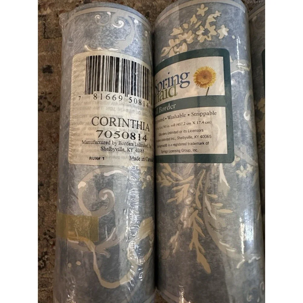 4 Corinthia  Spring Maid Wallpaper Border 7050814 Regency Whimsical Provincial